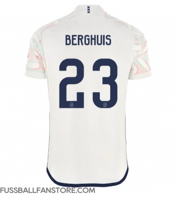 Ajax Steven Berghuis #23 Replik Auswärtstrikot 2023-24 Kurzarm
